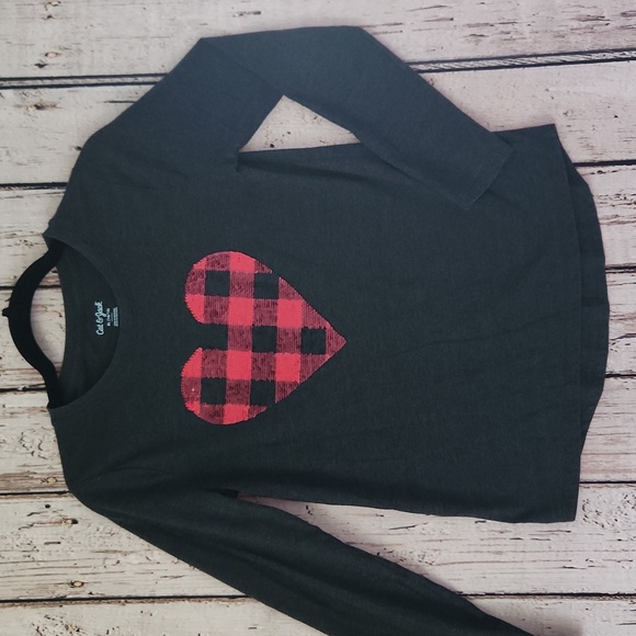 Cat & Jack Sequin Buffalo Heart XL Sequin two sided - Picture 1 of 5